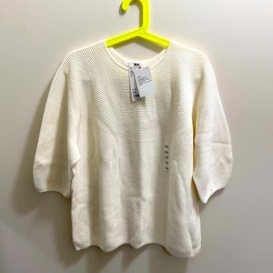 New uniqlo 3D knit cotton sweater